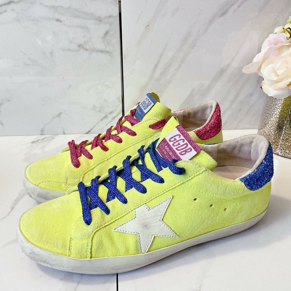 Golden Goose Superstar Mens Contrast Sneakers 40 - Picture 2 of 8